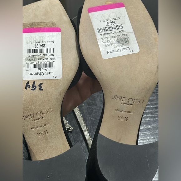 Jimmy Choo Elegant Suede Heels Size 36.5 - Picture 8 of 8